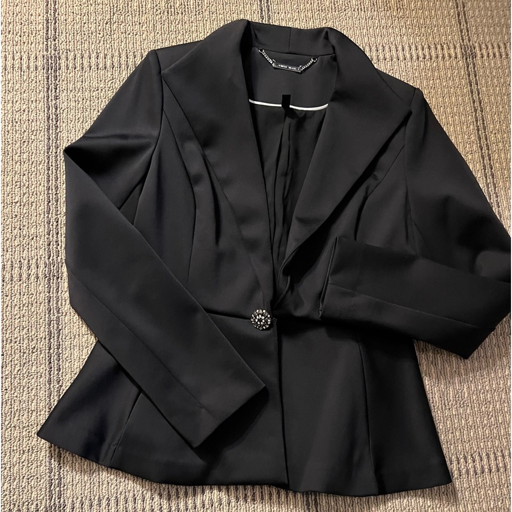 Satin Tuxedo Style Jacket size 0
